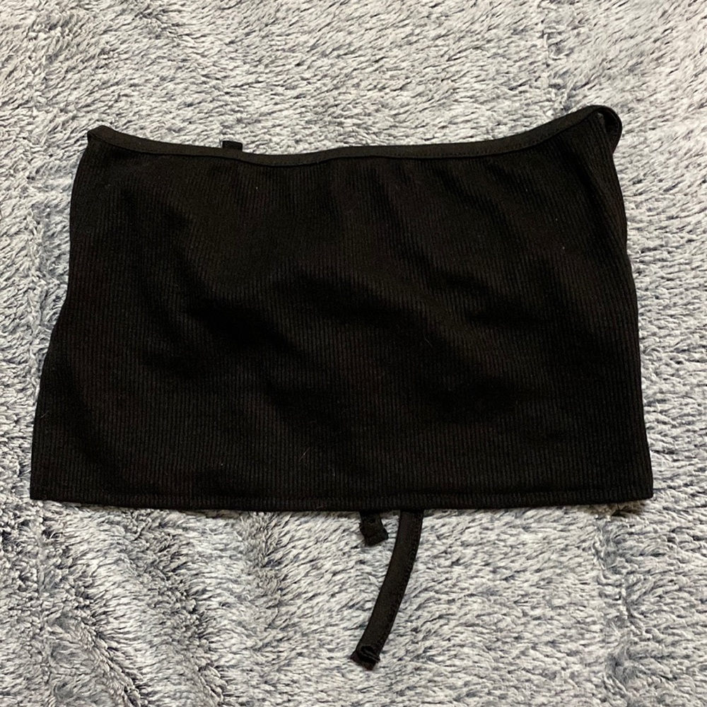shein crop top, open back. size medium